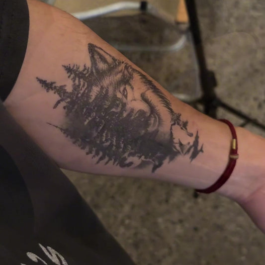 Forest Guardian Temporary Tattoo | 4 x 7 inch