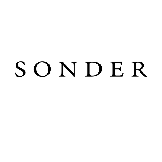 Sonder temporary tattoo design in black, SteezyInk semi-permanent tattoo