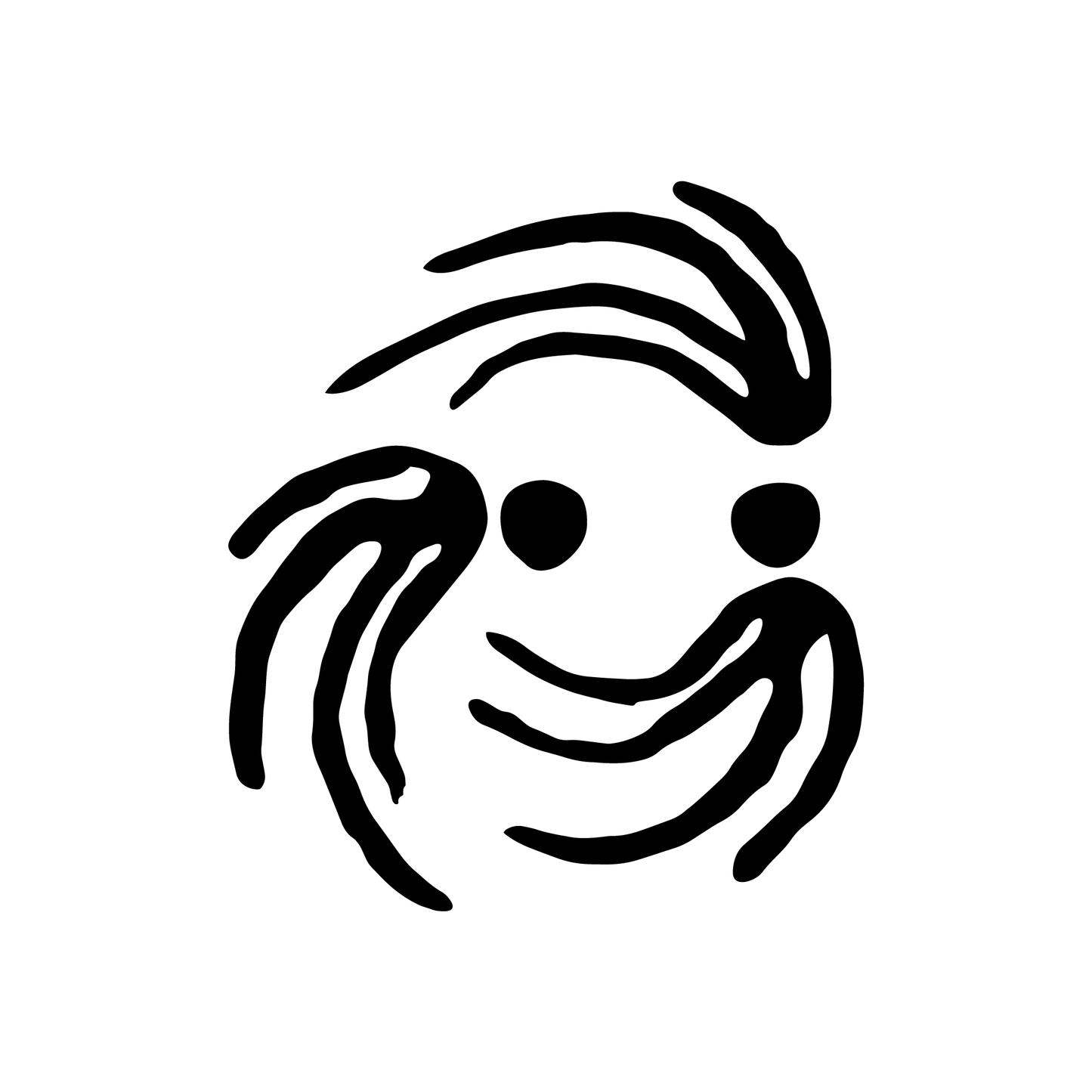 SteezyInk Flow State Temporary Tattoo design, black and white abstract art, representing being in the zone.