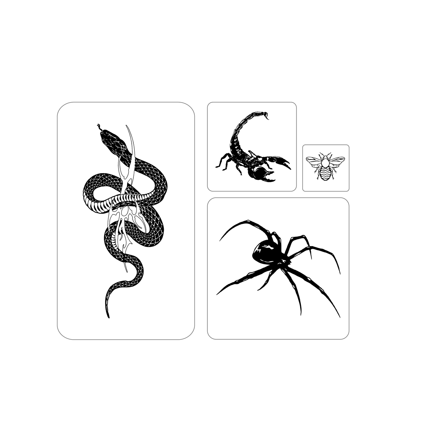 Venom Pack Temporary Tattoo Pack