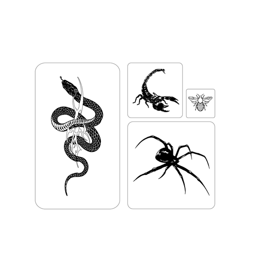 Venom Pack Temporary Tattoo Pack