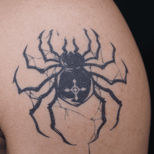 Phantom Spider Temporary Tattoo | 4 x 4 inch