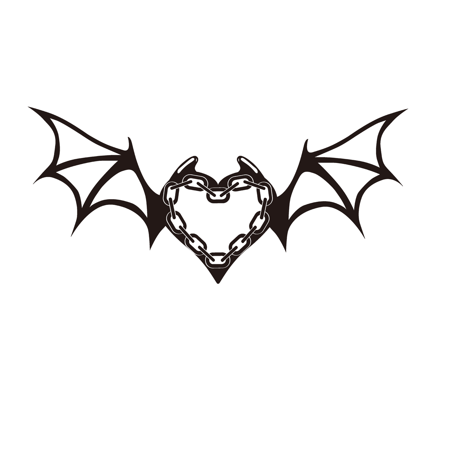 Bound Heart Temporary Tattoo | 2 x 2 inch