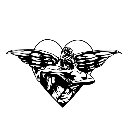Eternal Embrace Temporary Tattoo | 3 x 3 inch