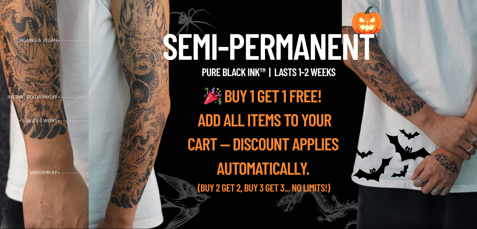 Temporary Tattoos That Last Two Weeks