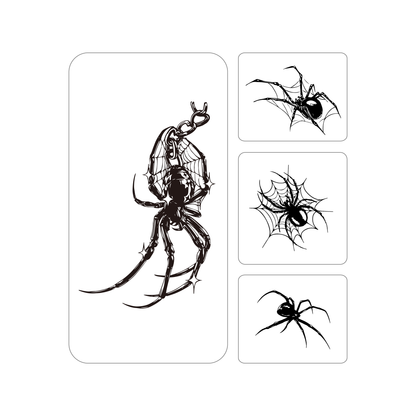 Spider Pack Temporary Tattoo Pack