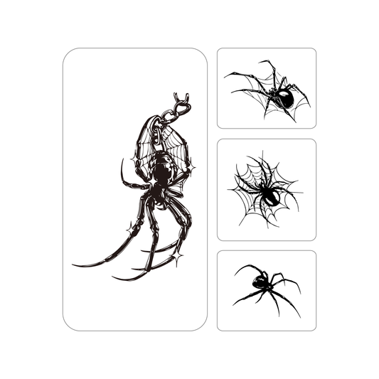 Spider Pack Temporary Tattoo Pack