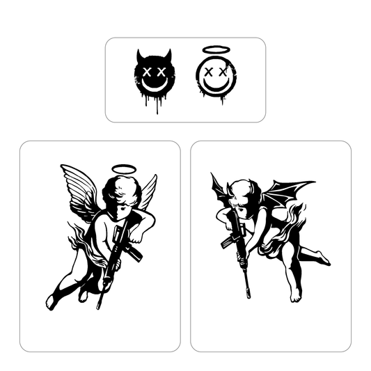 Angel & Demon Pack Temporary Tattoo Pack