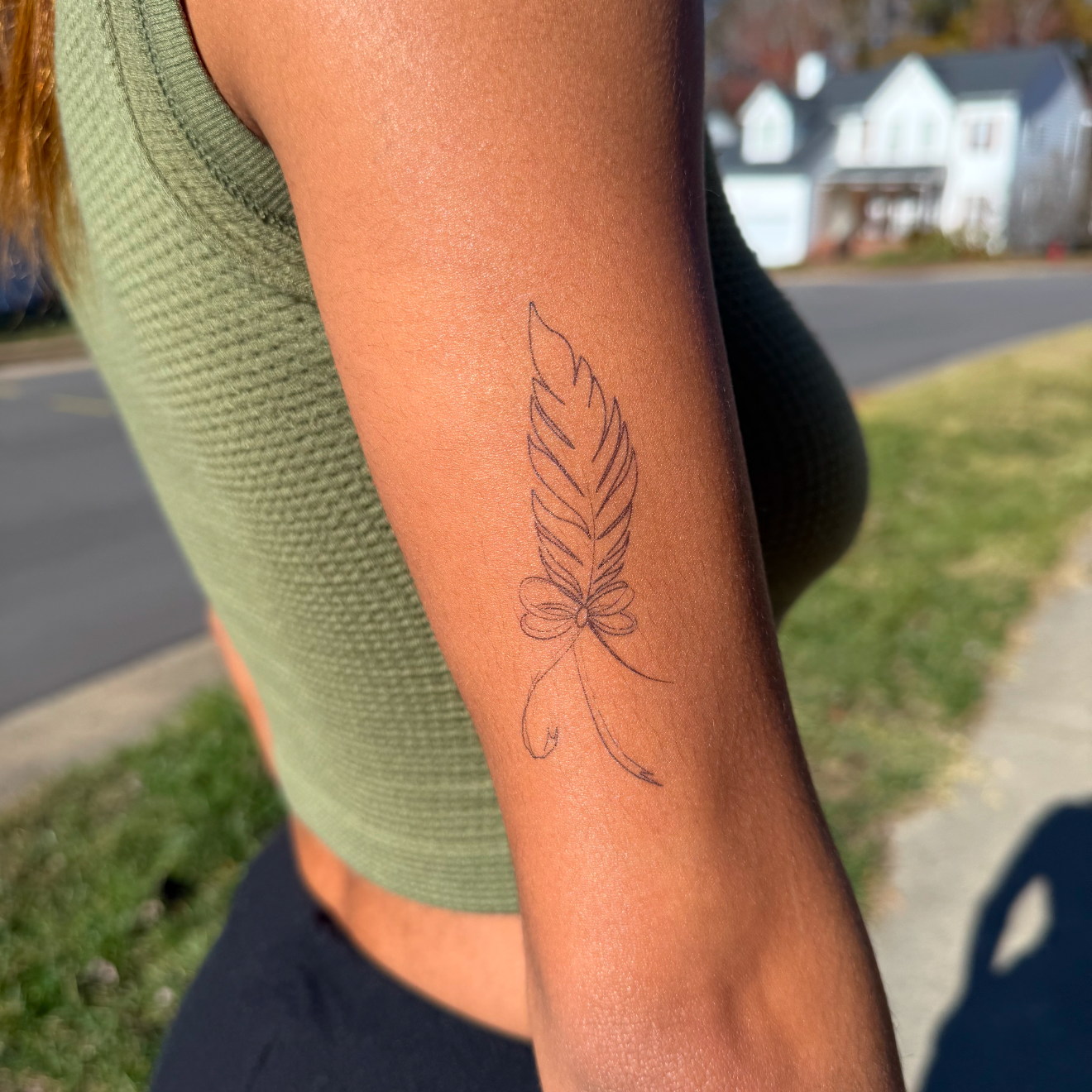 SteezyInk Feather Touch Temporary Tattoo 2 x 4 inch