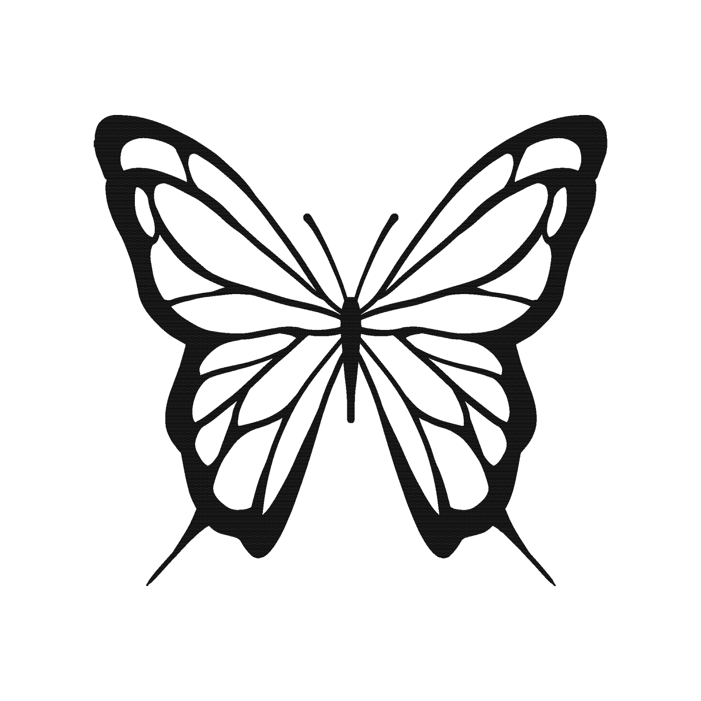 SteezyInk Butterfly Whisper Temporary Tattoo 1 x 1 inch - SteezyInk 