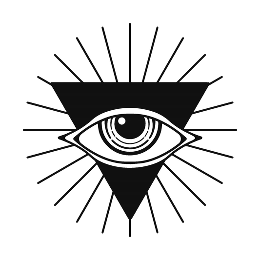 SteezyInk Mystic Eye Temporary Tattoo 3 x 3 inch