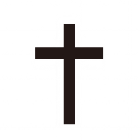 Minimalist Cross Temporary Tattoo | 2 x 2 inch