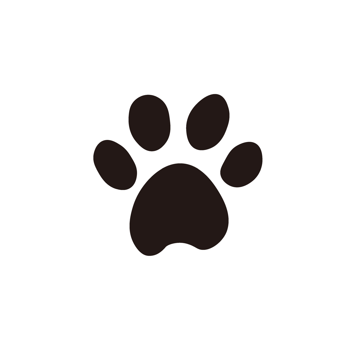 Paw Print Temporary Tattoo | 1 x 1 inch