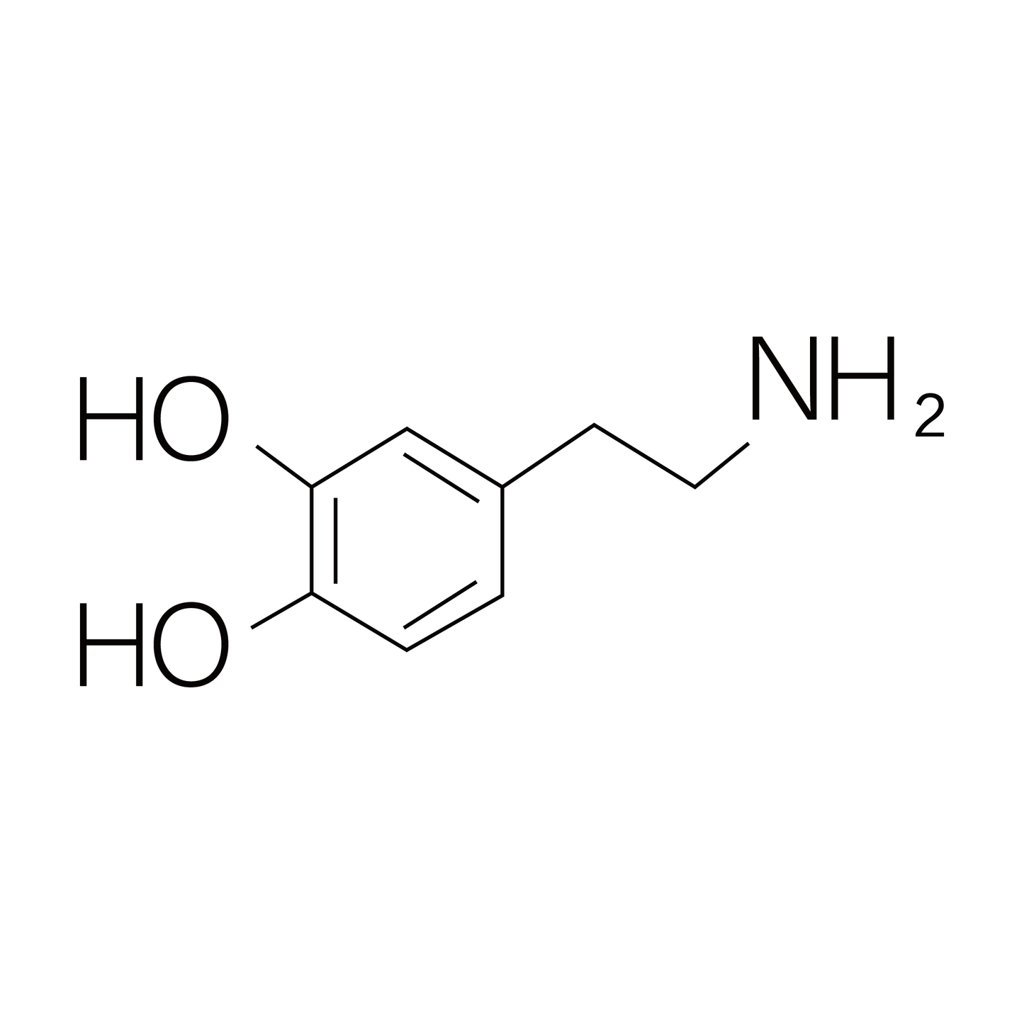 semi-permanent tattoo dopamine molecular structure close up