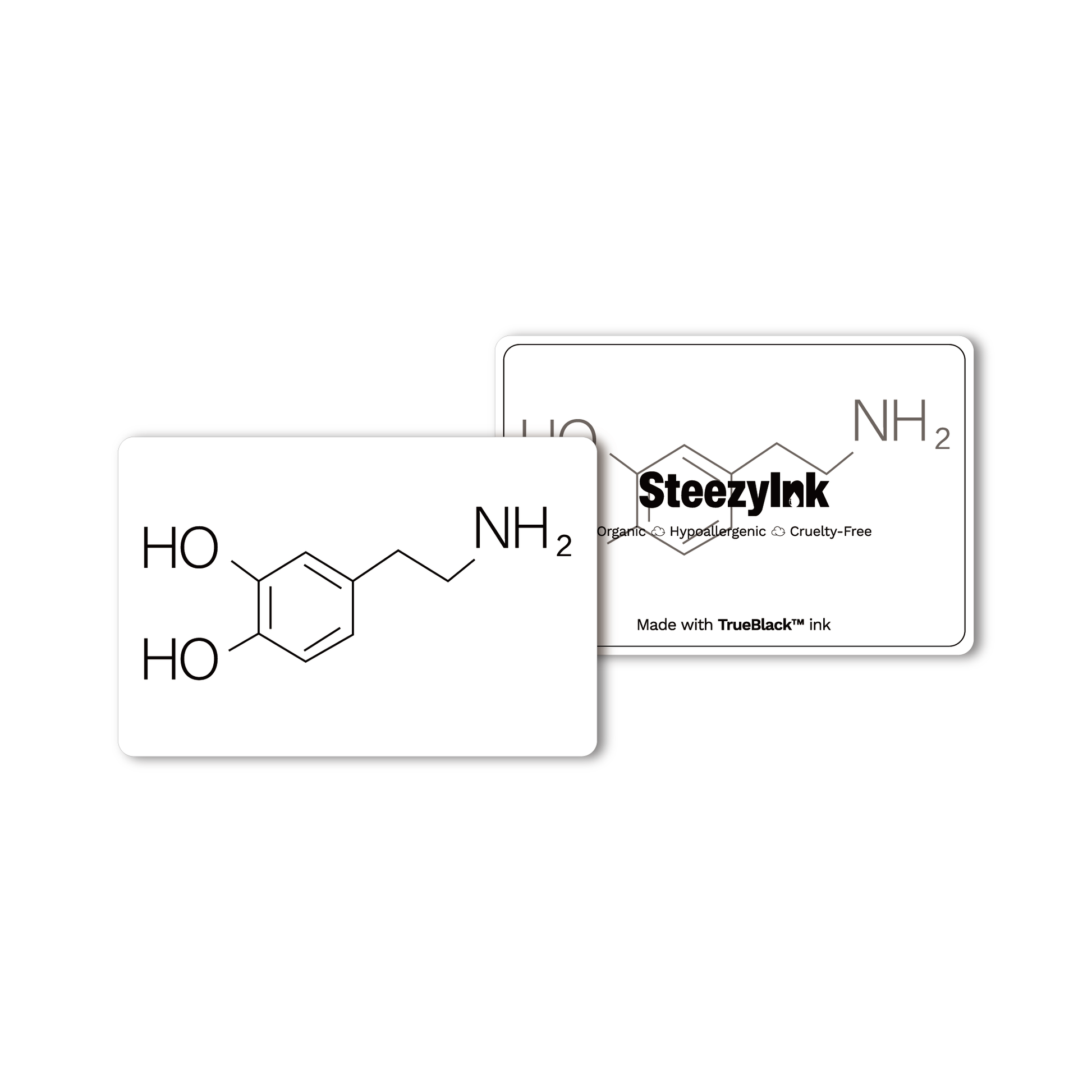 semi-permanent tattoo dopamine molecular structure