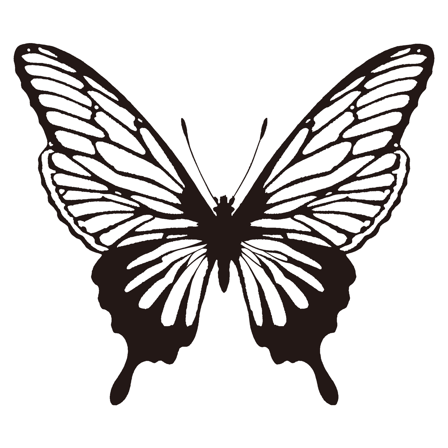 Shadow Bloom Temporary Tattoo | 4 x 4 inch