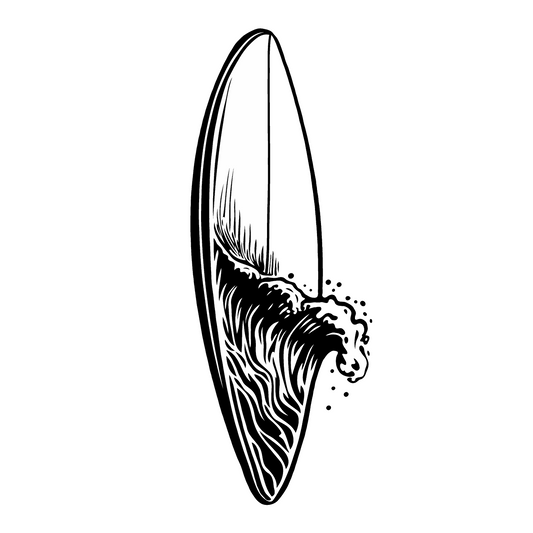 Waveform Temporary Tattoo | 3 x 6 inch