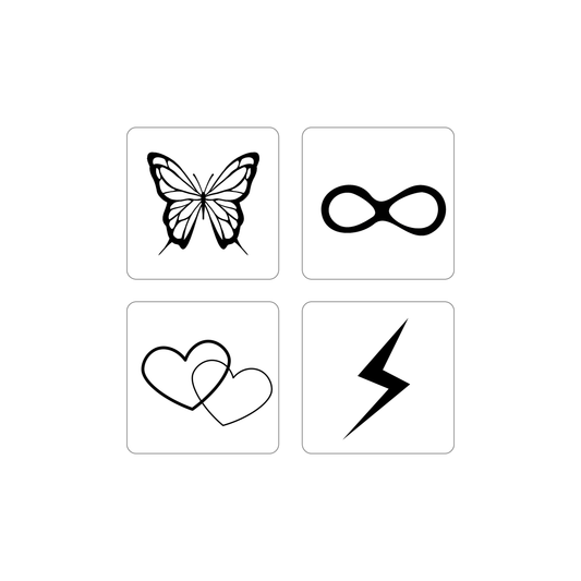 Finger Pack Temporary Tattoo Pack